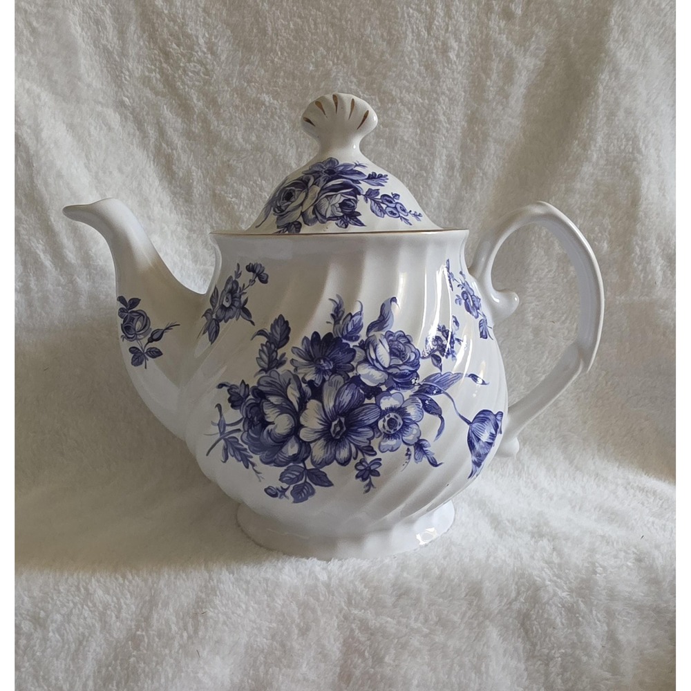 Vintage Royal Caldone Teapot | Ceracraft | Made in England Staffordshire Pottery